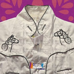 Camisa Vaquera Negra Adulto -Venta-
