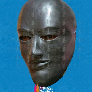 Careta Negra Neutra Látex -Venta-