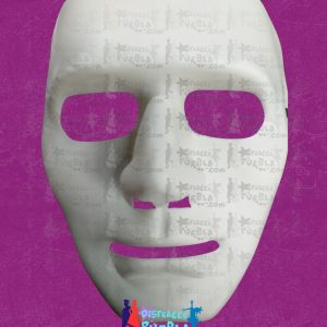Careta Neutra Blanca Plástico