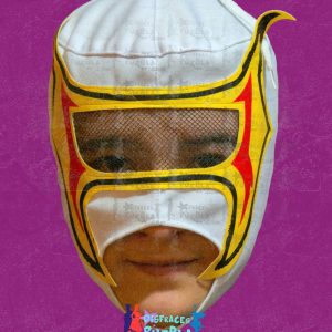 Luchador Abismo Negro Máscara Tela
