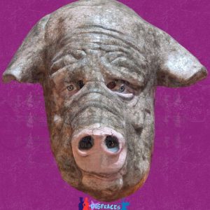 Cerdo con Pelo Máscara Látex -Venta-