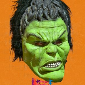 Hulk con Pelo Máscara Látex -Venta-