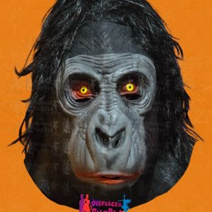 Mono Gorila con Pelo Máscara Látex -Venta-