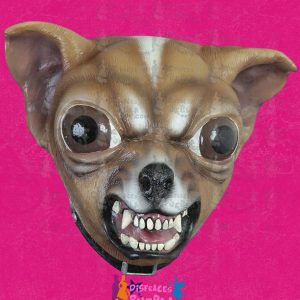 Perro Chihuahua Máscara Delux Látex -Venta-