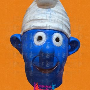 Pitufo Máscara Látex -Venta-
