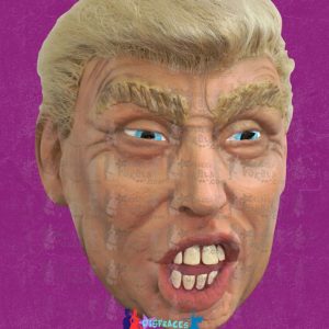 Trump con Peluche Máscara Delux Látex -Venta-