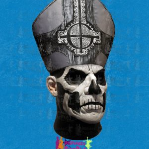 Papa Emeritus Máscara Delux Látex