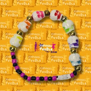 Pulsera Cráneo Colores Grande