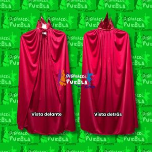 Capa Diablo Roja Largo .80 - .90