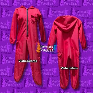 Overol Rojo Talla 4 a 12