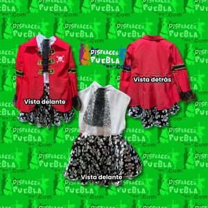 Pirata Gala con Falda Talla 2, 4 y 8