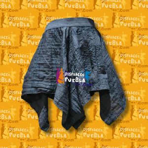 Falda Pirata Negra con Encaje Talla Adulto