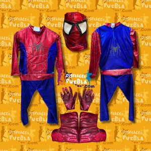 Super Araña Metálico Talla 4 a 12
