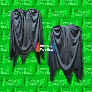 Capa Murciélago Negra Largo .80 - .90